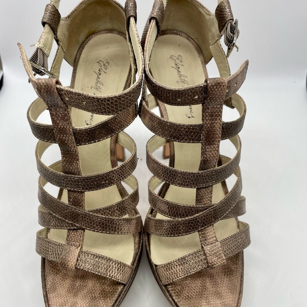Snakeprint heels